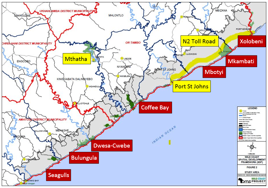 Figure 1: The Transkei Wild Coast
