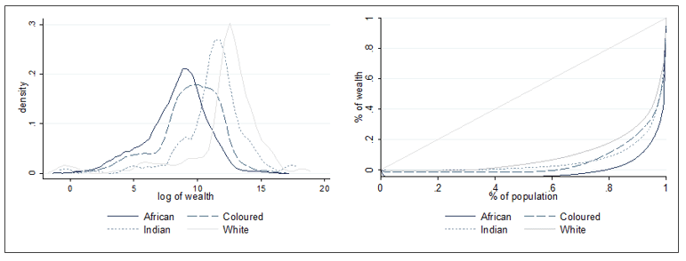 Figure 2: Wealth distribution by population group, NIDS 2010-2011